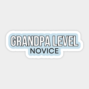 Novice Grandpa Sticker